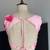 baby pink organza printed lehenga choli with free size upto 38