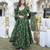 Multicolor digital printed muslin anarkali palazzo set with dupatta