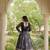 White&Black Cotton Readymade Navratri Lehenga Choli with Bandhej & Patch Work