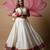 White Silk Blend Readymade Navratri Lehenga Choli Embroidery & Sequence Work