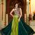 D Green Cotton Readymade Navratri Lehenga Choli with Embroidery & Thread Work