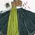 D Green Cotton Readymade Navratri Lehenga Choli with Embroidery & Thread Work