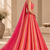 Pink Printed Georgette Lehenga Choli with Dupatta | Striped Flared Festive Party Wear