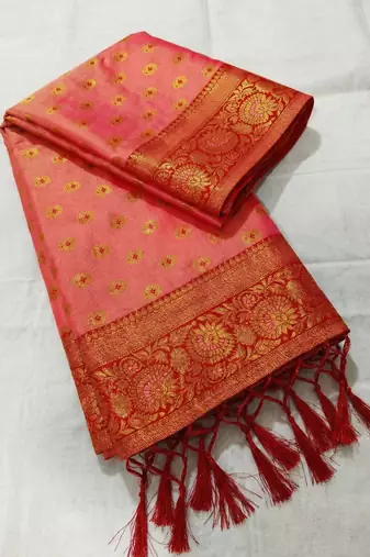multicolour silk blend saree print veving wear saree
