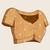 Golden zari work jacquard saree with blouse