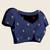 Navy blue zari work jacquard saree with blouse