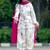 White cotton printed kurta pant set