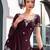 Brown georgette heavy thread embroidery work kurta palazzo set