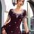 Brown georgette heavy thread embroidery work kurta palazzo set
