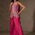 Rani pink chinon heavy thread embroidery work kurta palazzo set