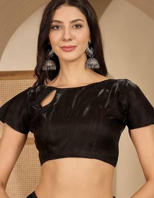 Embellished Sequinned Heavy Work Saree with Blouse Piece 7