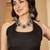 Embellished Sequinned Saree With Unstitched Blouse