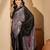 Embellished Sequinned Saree With Unstitched Blouse