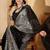 Sequinned Embellished Saree With Unstitched Blouse