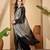 Sequinned Embellished Saree With Unstitched Blouse