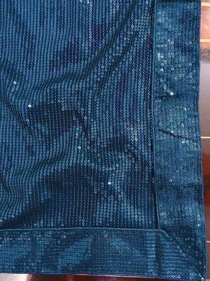 Embellished Sequinned Georgette Heavy Work Saree with Blouse 6