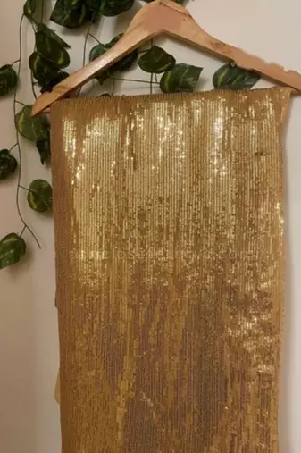 Embellished Sequinned Georgette Heavy Work Saree with Blouse