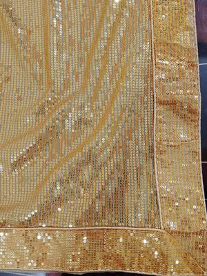 Embellished Sequinned Georgette Heavy Work Saree with Blouse 6
