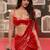 Embellished Sequinned Georgette Heavy Work Saree with Blouse
