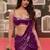 Embellished Sequinned Georgette Heavy Work Saree with Blouse