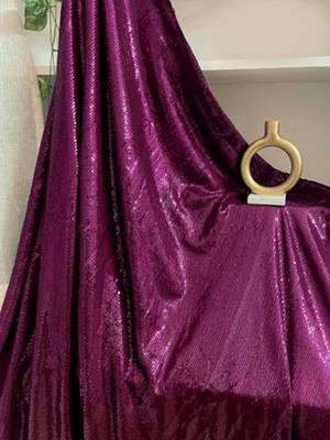 Embellished Sequinned Georgette Heavy Work Saree with Blouse 4