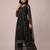 Black butterfly net cording sequence embroidered designer salwar suit