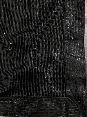 Embellished Sequinned Georgette Heavy Work Saree with Blouse 6