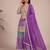 Multicolor heavy chinon artistic print sequence party wear salwar suit