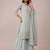Sky blue heavy georgette sequin embroidered festive wear salwar suit