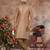 Copper jacquard zari booti kurta pajama set with threadwork