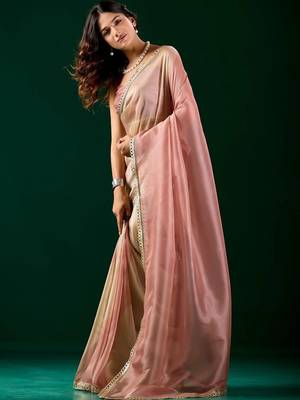 Ombre Organza Designer Saree with blouse 3