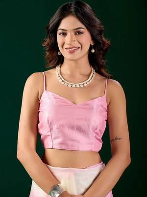 Tie and Dye Organza Designer Saree with blouse  5