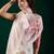 Floral Organza Designer Saree with blouse