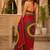 tie and dye embroidered poly georgette designer bandhani saree with blouse 