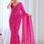 Bandhani Sequinned Poly Georgette Bandhani Saree with blouse