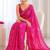 Bandhani Sequinned Poly Georgette Bandhani Saree with blouse