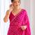 Bandhani Sequinned Poly Georgette Bandhani Saree with blouse