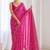 Bandhani Sequinned Poly Georgette Bandhani Saree with blouse