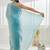 beads and stones silk blend saree with blouse