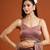 embellished beads and stones saree with blouse