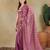 checked woven design zari saree with blouse 