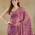 checked woven design zari saree with blouse 