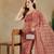 checked woven design zari saree with blouse 