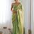 embellished sequinned tissue saree with blouse 