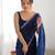 embellished sequinned tissue designer saree with blouse  