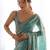 embellished sequinned tissue saree with blouse 