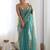 embellished sequinned tissue saree with blouse 