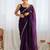 embellished sequinned tissue saree with blouse 