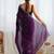 embellished sequinned tissue saree with blouse 