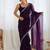 embellished sequinned tissue saree with blouse 